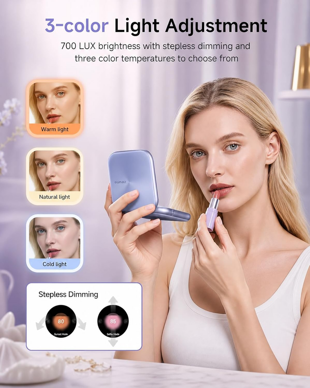 Aura Mirror Plus – Smart AI Beauty Mirror