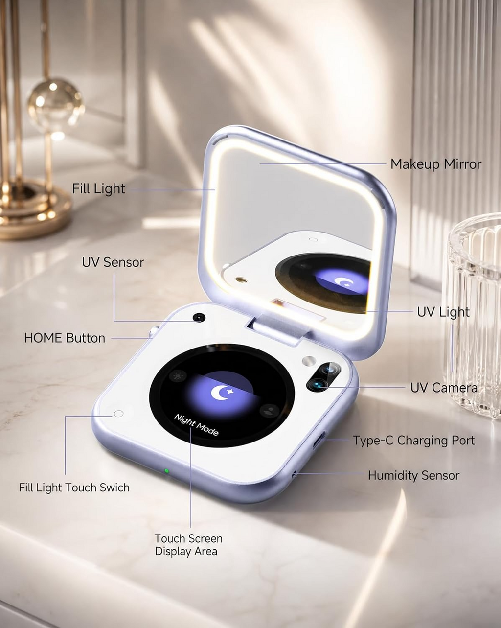Aura Mirror Plus – Smart AI Beauty Mirror